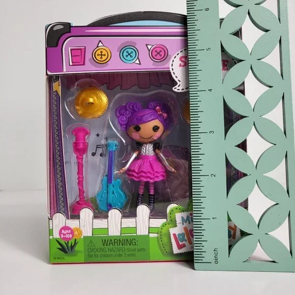 Mini Lalaloopsy Figure Doll Storm E. Sky 3" Accessories Rocking Rebel Cat New - Picture 8 of 15